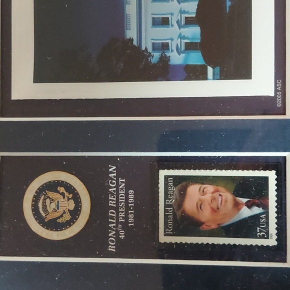 Official USPS President Ronald Reagan Wall decor ...like new - Picture 4 of 12